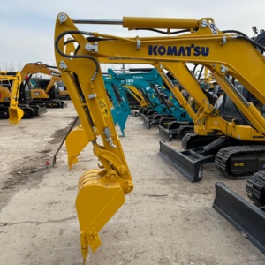 Mini-excavatrice Komatsu PC30MR d'occasion de 3 tonnes, ultra-étroite, avec moteur Yanmar, pompe et engrenage pour démolition intérieure et travaux en espace restreint - Product Image 3