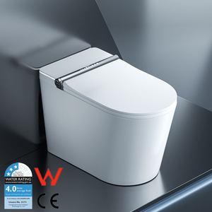 Inodoro Inteligente con Bidé Certificado CE Watermark, Taza <span class=keywords><strong>de</strong></span> Inodoro Universal con Salida Ajustable, S-trap 60-400mm, P-trap - Product Image 1