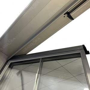 Portes pliantes à double ouverture en alliage <span class=keywords><strong>d</strong></span>'aluminium modernes, étanches, sans glissière orbitale, vente chaude - Product Image 3