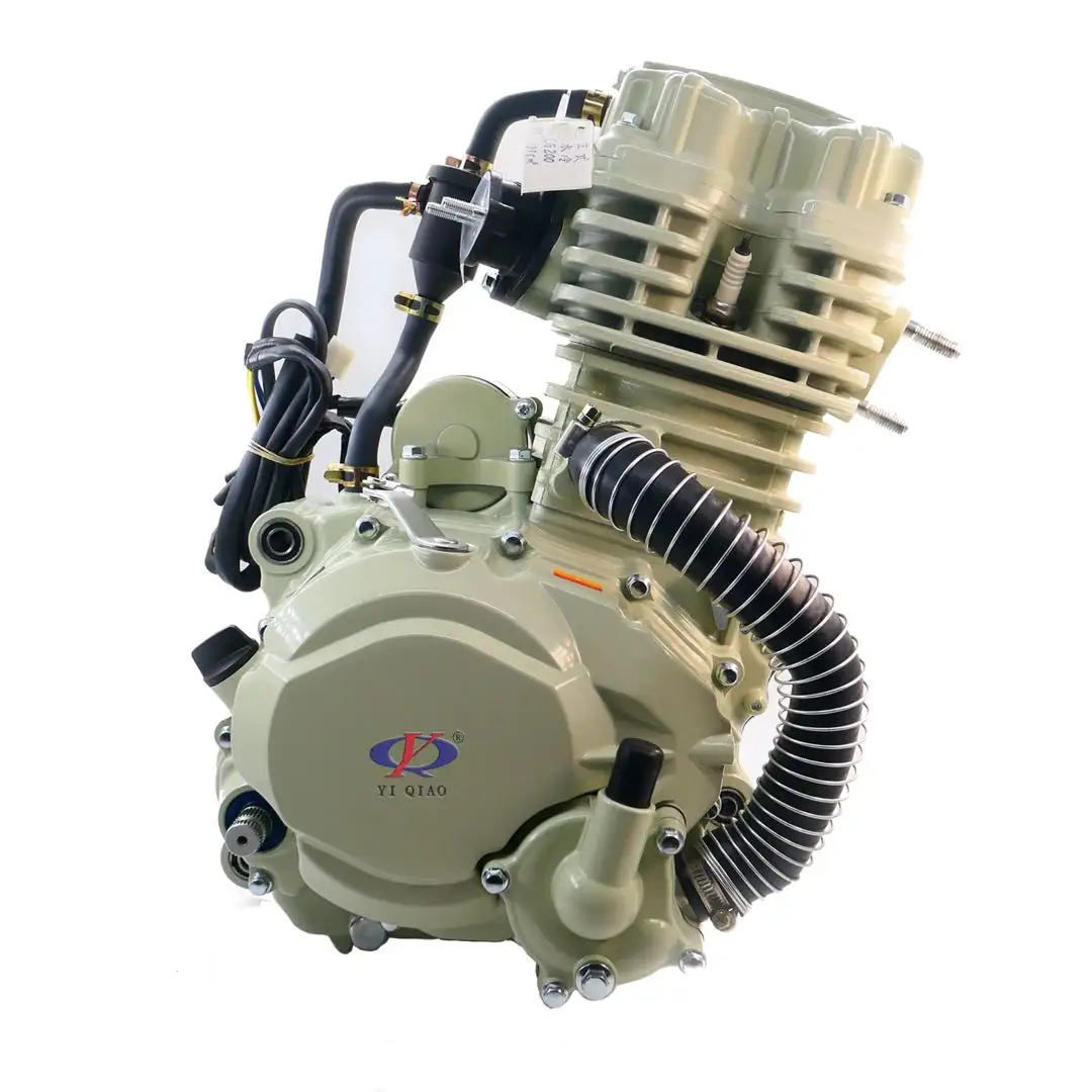 Motor vertical de alta calidad CG200 Motor de motocicleta de refrigeración por agua de 200cc a la venta