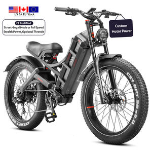 Eahora Romeo Pro Fat Tire Vélo électrique 1200W à double moteur 4 pouces Tubes tout terrain avec cadre en acier durable - Product Image 1