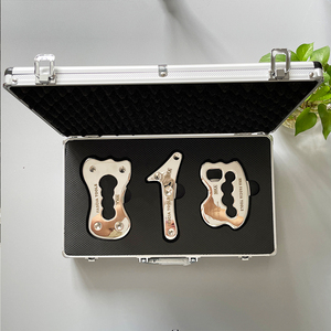 3 buah Set pijat kerokan Gua Sha baja tahan karat IASTM alat mobilisasi tisu lembut terapi fisik - Product Image 5