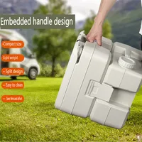 Portable 20L Universal Toilet for Outdoor Camping RV & Boats Light Weight Marine Supplies
