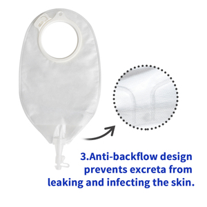 Sistema de Colostomía y Urostomía Seymoon 1759 de 2 Piezas, Brida de 60 mm, Estéril, Certificado CE Clase I, Película Transparente EVOH - Product Image 5