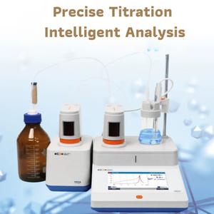 Instrumento de titulación potenciométrica automático Ex-Lab ZDJ-5D, admite edición de fórmulas, recálculo de resultados, impresión USB - Product Image 2