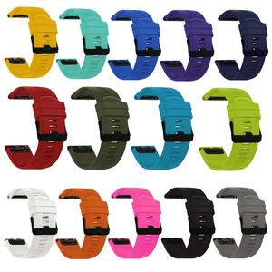 רצועת סיליקון שחרור מהיר רצועת סיליקון עבור garin 5x <span class=keywords><strong>fenix3</strong></span> <span class=keywords><strong>hr</strong></span> עם דפוס יהלום 26 מ "מ - Product Image 3