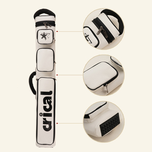 Fábrica al por mayor de buena calidad billar piscina <span class=keywords><strong>CRICAL</strong></span> tacos Bolsa 6 agujeros 2B4S plástico PU bolsa de cuero 3 bolsillos accesorios de la Caja - Product Image 2