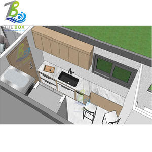 Контейнер для кофе, склад в Китае, стальная гаражная рама, модульный гаражный контейнер для хранения, подвижный дом, стальной контейнер - Product Image 4