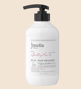 JMELLA 500ml Soin capillaire coréen Baume revitalisant à la rose scintillante |   Après-shampoing lissant à la soie, anti-frisottis, pour pointes fourchues et brillance - Product Image 3