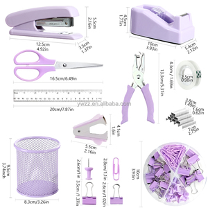 Juego de Organizador de Escritorio 10 en 1 al por Mayor, la Mejor Opción de Regalo para Oficina, Dormitorio o Escuela, Disponible en Colores Rosa, Morado y Negro - Product Image 6
