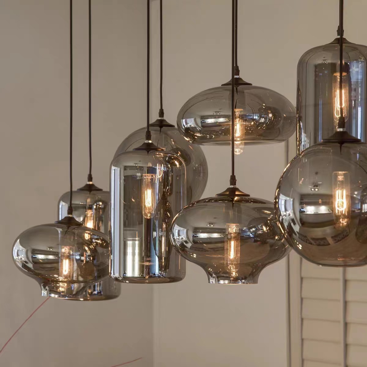 Pendant Light Industrial Ceiling Lamp Glass Shade Pakistan - View #9