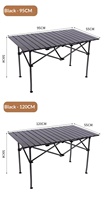 Ensemble table et chaises pliantes de camping en gros – Mobilier d'extérieur portable pour pique-nique, camping en voiture, camping-car, voyages et événements extérieurs