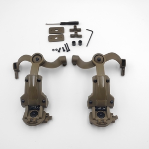 Auriculares Tácticos DFA04 con Adaptador de Riel para Casco y Monturas de Fijación para Productos de Seguridad - Product Image 1