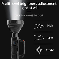 Lampe de poche à LED Forte lumière Chargement Haute puissance Lampe de poche domestique Patrol Mine Searchlight