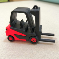 Porte-clés USB Chariot Élévateur Dessin Animé, Modèle de Machine Lourde, Camion, Cadeau Publicitaire d'Entreprise
