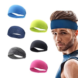 Bandeaux de sport promotionnels unisexes, absorbants la transpiration, respirants, haute élasticité, avec logos personnalisables, vente en gros - Product Image 2