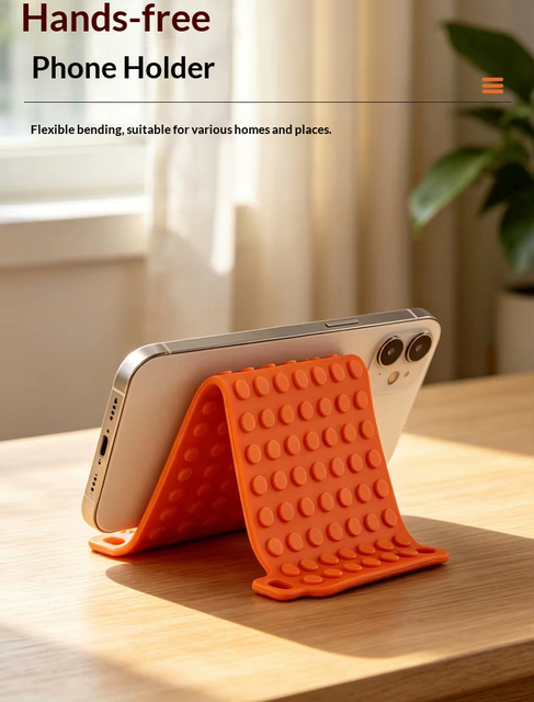 Foldable Phone Desk Stand Soft Plastic Versatile Flexible Shape-Shifting Holder Multifunctional Tablet Holder for iphone