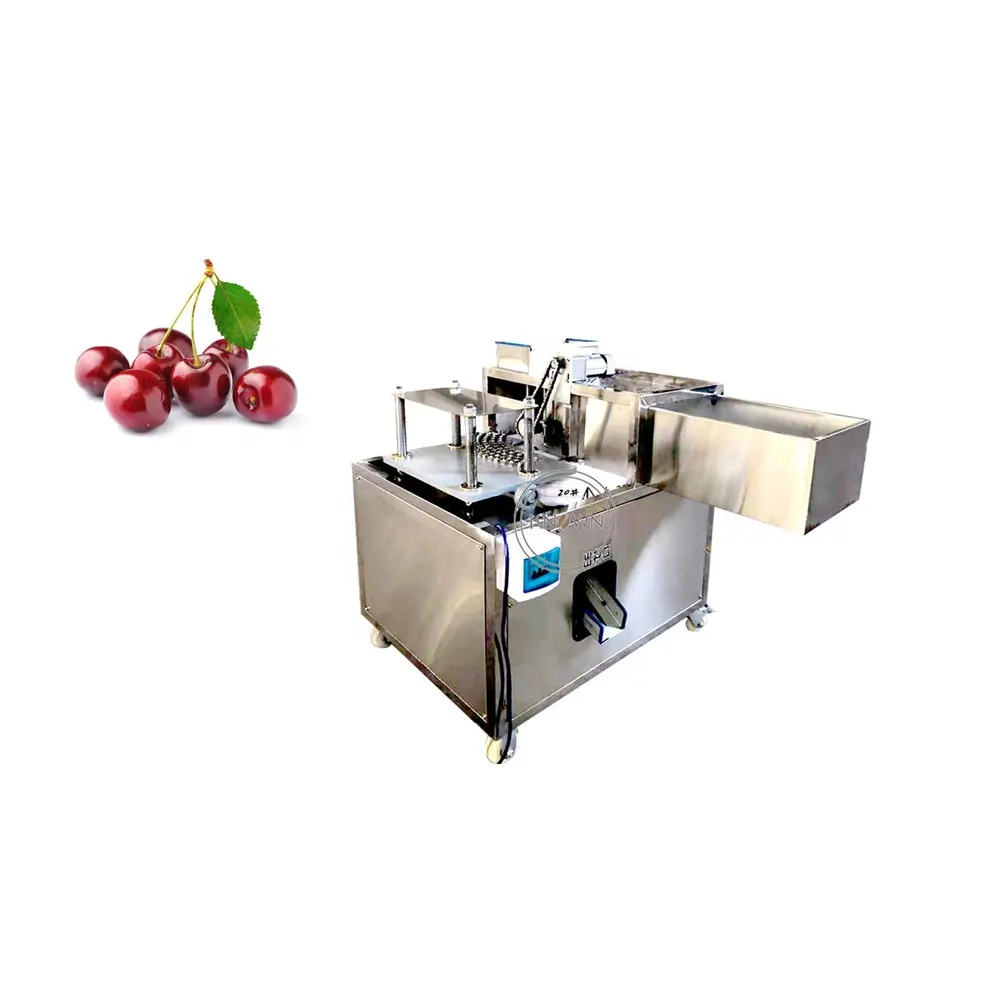 2022 Automatic Cherry Seed Pitting Machine Electric Mini Cherries Fruit Stone Pitter for Sale