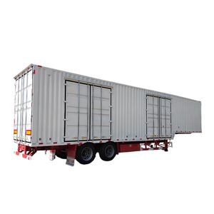 Especificaciones del remolque cerrado para contenedores de tres ejes y 40 pies - Remolque cerrado para carga seca de 12 metros de largo - Product Image 2