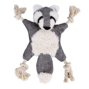 Jouet à mâcher en peluche pour chien en silicone PT257, écologique, motif dessin animé, avec corde et papier froissé à l'intérieur, sans rembourrage, utilisation intérieure/extérieure - Product Image 6