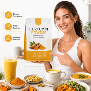 Extrait naturel de racine de <span class=keywords><strong>curcuma</strong></span> LongBio, <span class=keywords><strong>poudre</strong></span> de curcumine 95% HPLC, qualité alimentaire, curcuminoïdes en vrac pour compléments alimentaires et aliments fonctionnels - Product Image 2