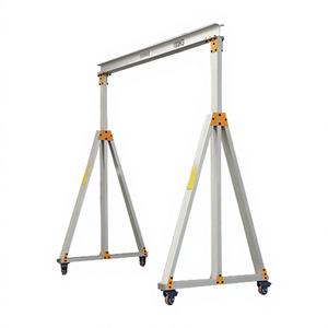 Grue mobile à <span class=keywords><strong>portique</strong></span> <span class=keywords><strong>de</strong></span> 3 tonnes, cadre en aluminium facilement déplaçable pour une installation rapide en atelier, manutention des matériaux - Product Image 5