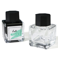 Usine personnalisée de haute qualité bouteilles encrier en verre pour la calligraphie écriture art pour stylo plume plume plume stylo en verre