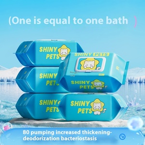 Lingettes <span class=keywords><strong>pour</strong></span> animaux de compagnie personnalisées avec logo d'usine, écologiques, portables, lot de 6 lingettes <span class=keywords><strong>pour</strong></span> chats et chiens, nettoyage complet du <span class=keywords><strong>corps</strong></span>, lingettes nettoyantes - Product Image 4