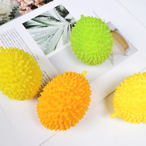 El popular y creativo dispositivo antiestrés con forma de durián, el " Diversión para Apretar "   Pelota antiestrés y divertida para desahogarse - Product Image 4