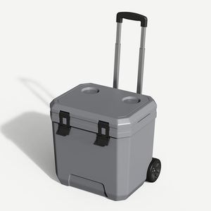 24L Professional Hard Insulated PP Material Waterproof <b>Ice</b> <b>Cooler</b> <b>Box</b> with Wheeled Design Portable Outdoor <b>Cooler</b> for Food Cans - Product Image 3