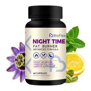 Fórmula avançada personalizada Night Time Fat Burner emagrecimento comprimidos perda de peso cápsulas com melatonina e magnésio para dormir bem - Product Image 1