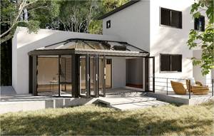 Porte patio coulissante et relevable en aluminium DEYU Premium série 128, homologuée NAFS, résistante aux ouragans, grande porte coulissante en verre - Product Image 6