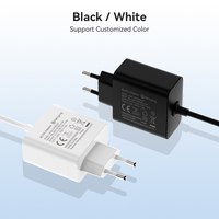 Fuente de alimentación PD 27W con aprobación CE, cargador de fuente de alimentación 5,1 V / 5A para Raspberry Pi 5