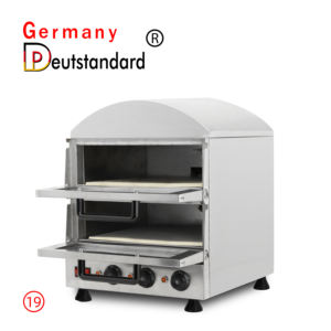 德国德国标准NP-19电动双层烤箱商用工业不锈钢披萨制作机 - Product Image 3