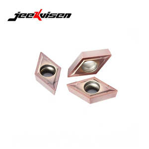 Jeekvisen PVD-Coated DCMT11T304 Carbide Turning Insert for Alloy Stainless Steel CNC <b>Lathe</b> Application OEM Customizable Box Packaging - Product Image 5