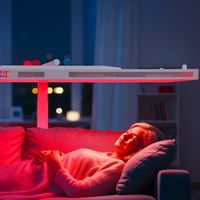 Panneau de luminothérapie rouge professionnel de qualité médicale avec prise US pour soulager la douleur sur tout le corps et la physiothérapie
