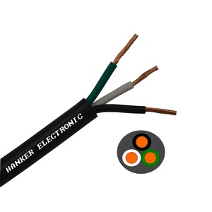 Câble d'alimentation flexible en cuivre toronné RVV 3x1,5 mm² résistant à l'huile, isolé et gainé en PVC, pour usage extérieur et intérieur, 100 m - Product Image 1