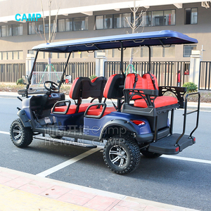 CAMP Nuevo modelo 7.5kw carrito de golf eléctrico 6 personas batería de iones de litio todoterreno Club <span class=keywords><strong>coche</strong></span> carrito de golf - Product Image 4