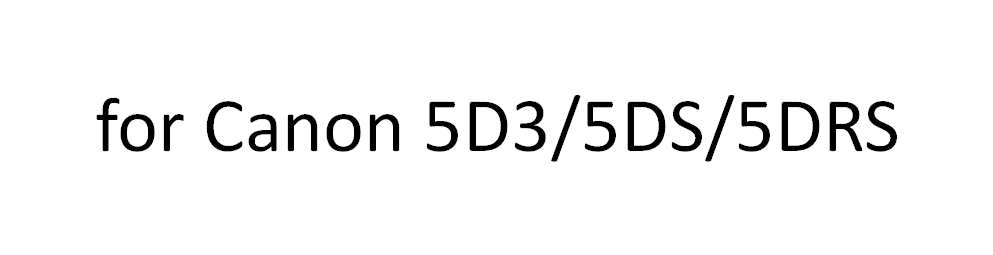 สำหรับ5D3แคนนอน/5DS/5DRS