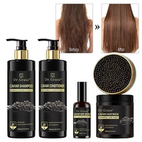 Ensemble Shampooing et Après-Shampooing Bio Sans Sulfate à la Protéine de Caviar et Biotine Hydratant Rafraîchissant Anti-Pelliculaire Marque Blanche
