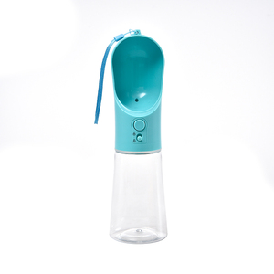 400ml de doble uso para mascotas alimentador de caminar beber botella de agua portátil de perro - Product Image 1