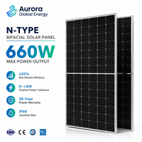Module PV 660W conçu pour une intégration solaire efficace dans les systèmes résidentiels et commerciaux