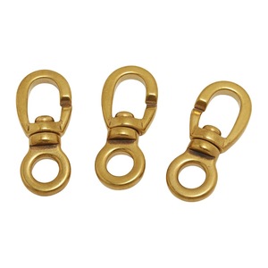 Anneaux octogonaux moulés de précision en <span class=keywords><strong>laiton</strong></span> massif Anneaux pivotants universels rotatifs à 360 degrés Boucles de traction pour animaux de compagnie à la mode Direct - Product Image 5