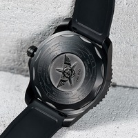 Fabricant de montres automatiques GMT personnalisées OEM ODM avec logo, plusieurs fuseaux horaires, heure mondiale, mécanique, acier inoxydable, 10 ATM, montre de plongée