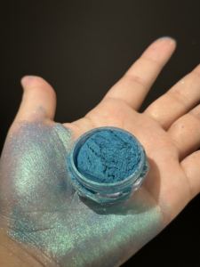 Bột vàng son môi nhựa dạ quang sắc tố mica sơn Tắc Kè Hoa Oxit sắt màu Đỏ Pr-790 công viên nhựa đường lân quang - Product Image 5