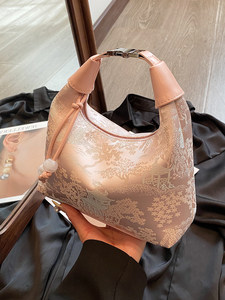 Nouveau sac à main de style chinois pour femme, sac à bandoulière, pochette, sac boulette - Product Image 4