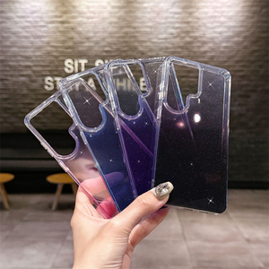 เคสโทรศัพท์ใสไล่สีวิบวับ ประกายกลิตเตอร์ สำหรับ Samsung S26 S25 S24 S23 Ultra FE  ฝาหลังใสป้องกันการกระแทก - Product Image 2