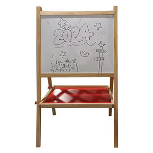 Caballete de Dibujo y Pintura de Madera Educativo de Alta Calidad para Niños con Pizarra y Soporte para Lienzo para Actividades Artísticas Infantiles - Product Image 2