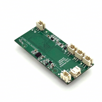Carte PCBA de massage des jambes avec batterie Li-ion 3,7 V, faible consommation d'énergie, 5 modes, circuit de contrôle par bouton tactile pour masseur