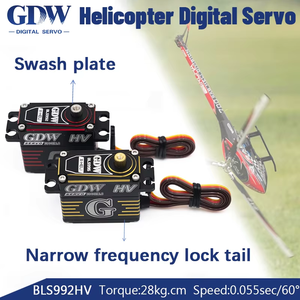 GDW BLS992HV 28KG Motores Estándar de Alta Torsión para Carreras, sin Escobillas, con Placa de Inclinación Metálica, para Helicópteros y Aviones RC, Piezas de Juguete - Product Image 3